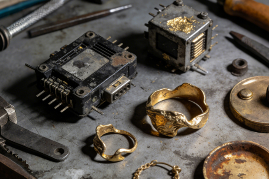 金回收与黄金开采的本质差异